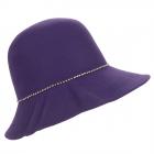Chapeau �l�gant pour femme viola