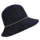 Chapeau �l�gant pour femme bleu fonc�