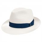 Chapeau Panama sign� BORSALINO bleu