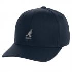 Casquette � visi�re Kangol Wool Flex Fit bleu fonc�