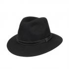 HUTTER | Chapeau de feutre Traveller � bord large noir