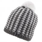 Bonnet tricot� avec pompon de McBeanie gris