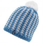 Bonnet tricot� avec pompon de McBeanie royal