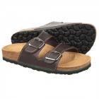 Sandales avec assise plantaire ergonomique marron