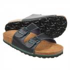 Sandales avec assise plantaire ergonomique bleu
