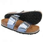 Sandales avec vo�te plantaire et fermeture r�glable anthracite