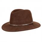 Chapeau en feutre froissable de HUTTER marron