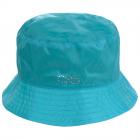 Chapeau de pluie avec la pochette sign� ALESSANDRA BACCI turquoise