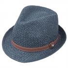 Chapeau Trilby sign� HUTST�BELE bleu