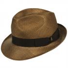 Chapeau Trilby sign� BORSALINO marron