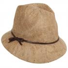 Chapeau pour femme avec le bord asym�trique  beige