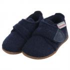 GIESSWEIN | Chaussons pour b�b�s avec fermeture velcro mod�le Oberstaufen bleu fonc�