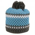 Bonnet tricot� avec pompon de McBEANIE bleu