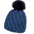 McBeanie | Bonnet � pompon en tricot bleu