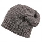 Bonnet en optique tricot de SEEBERGER marron clair