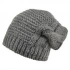 Bonnet en optique tricot de SEEBERGER gris clair