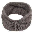 SEEBERGER | �charpe � boucles en tricot marron clair