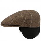 STETSON | Casquette de sport pour homme, type � flatcap � avec oreillettes camel