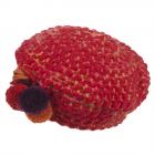 Bonnet de laine d'ALESSANDRA BACCI rouge