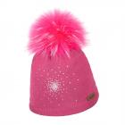 NORTON | Bonnet � pompon avec motif strass 