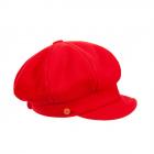 MAYSER | Bonnet ballon pour femmes en laine douce feutr�e rouge