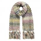 BARTS | �charpe femme � franges vert clair