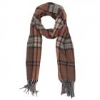 �charpe pour homme et pour femme carreau/marron
