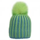 EISB�R | Bonnet � pompon en tricot vert