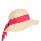 Chapeau � bordure enroulable avec ruban pour femmes 