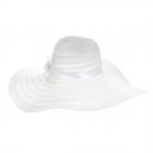 Chapeau de circonstance pour femme blanc