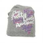 Casquette l�g�re pour enfants avec impression gris clair