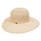 SEEBERGER | Chapeau de paille en papier pour femme � large bord beige