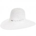 SEEBERGER | Chapeau de paille en papier pour femme � large bord blanc