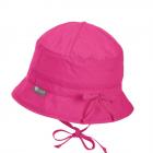 STERNTALER | Chapeau en tissu avec oreilles et � nouer magenta