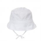 STERNTALER | Chapeau en tissu avec oreilles et � nouer blanc