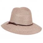 HUTTER | Fedora l�ger pour femmes avec large bord sur 100% chanvre gris