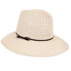 HUTTER | Fedora l�ger pour femmes avec large bord sur 100% chanvre nature