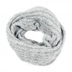 HUTTER | Echarpe loop en tricot gris clair