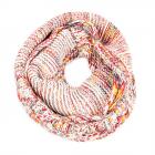 SEEBERGER | �charpe tube en grosse maille rouge-brun