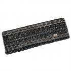 Bandeau Giovanna avec doublure en polaire noir