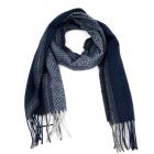 �charpe homme 30X170cm bleu