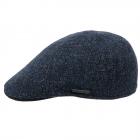 STETSON | Chapeau plat Texas Wool Classic bleu fonc�