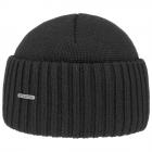 STETSON | Bonnet Bonnet en laine m�rinos avec revers noir