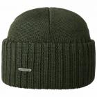 STETSON | Bonnet Bonnet en laine m�rinos avec revers olive