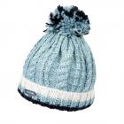 Bonnet � pompon lilas � revers extra chaud de MAXIMO gris