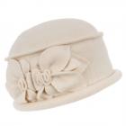 Bonnet de laine Wendy de WILLI blanc laine