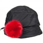 Chapeau en tissu Angela par ALESSANDRA BACCI rouge