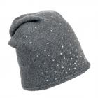 Casquette Laura avec strass de ALESSANDRA BACCI gris