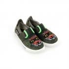 GIESSWEIN | Chaussons pour enfants Muttz avec imprim� tigre en coton vert