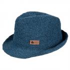 STERNTALER | Chapeau d'�t� Trilby en coton pour filles bleu fonc�